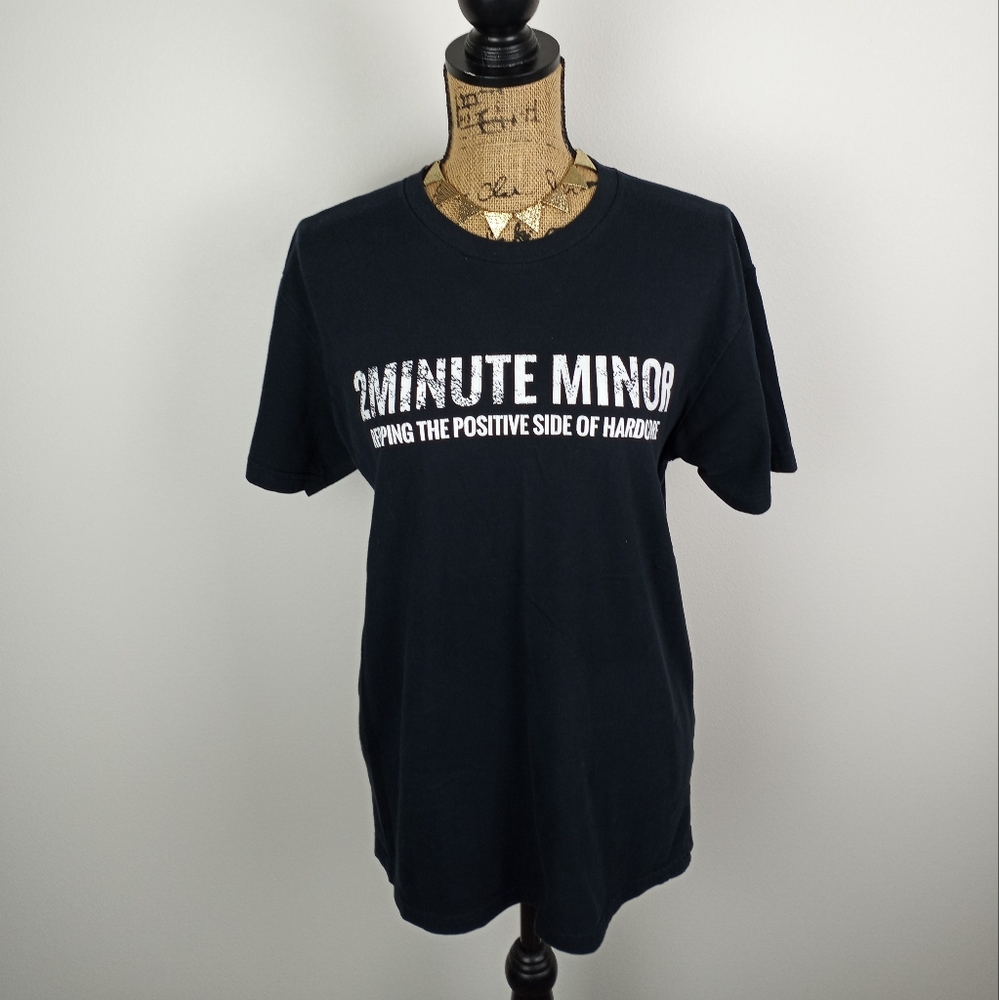 2 Minute Minor Hardcore Band Tshirt